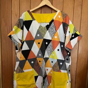 2x Handmade dress from ikea fabric